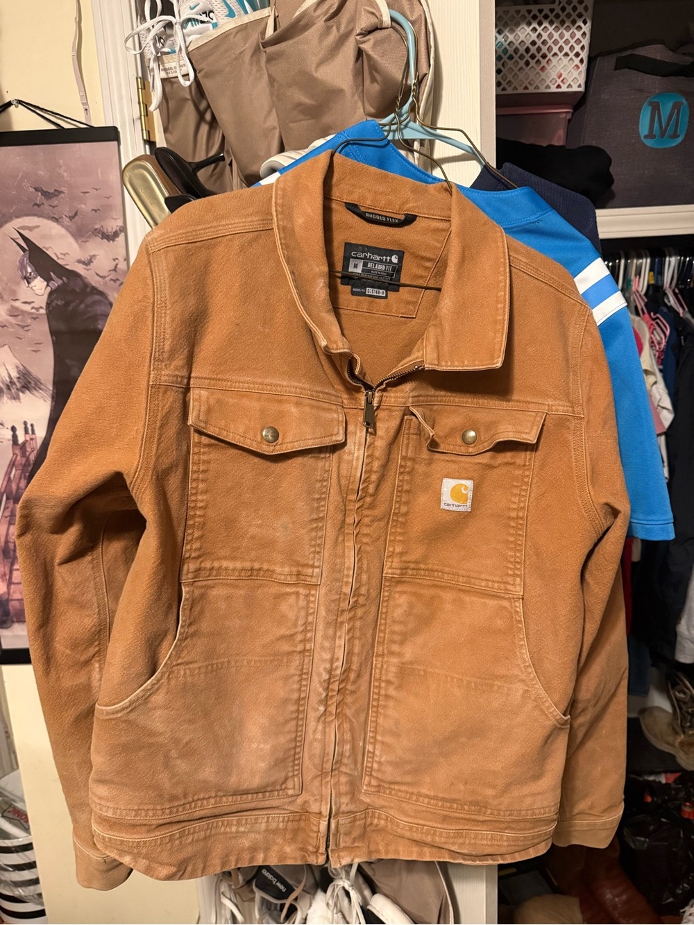 Carhartt Rugged Flex Duck Relaxed Fit Jacket Men’s M Brown DJ5748